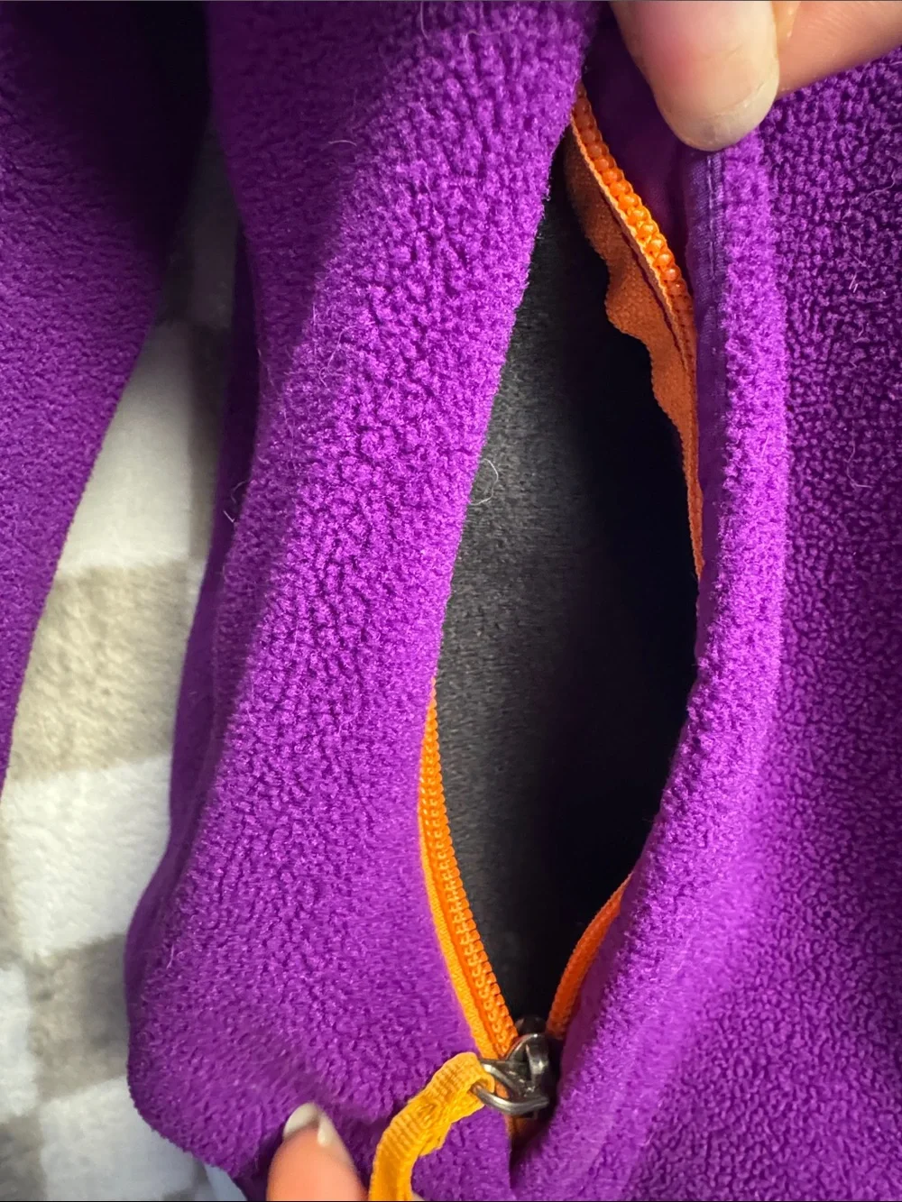 The North Face warm purple